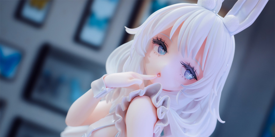 大白兔子可爱捏，还有细节真不错